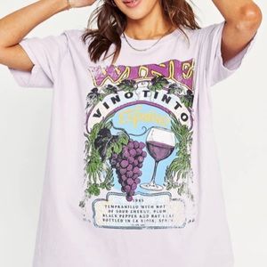 Urban Outfitters Project Social T Vino Oversized Tee NWT One Size